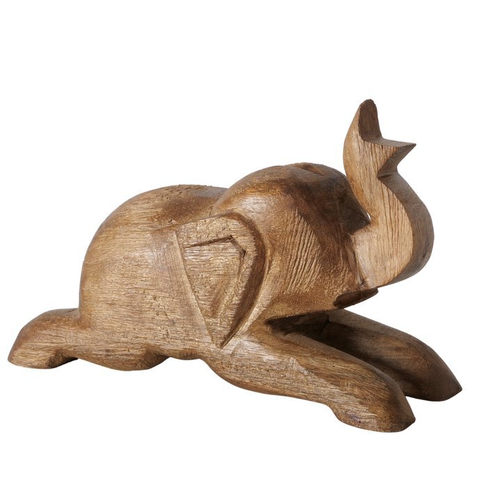 Figur Elefant Mango braun H:12cm